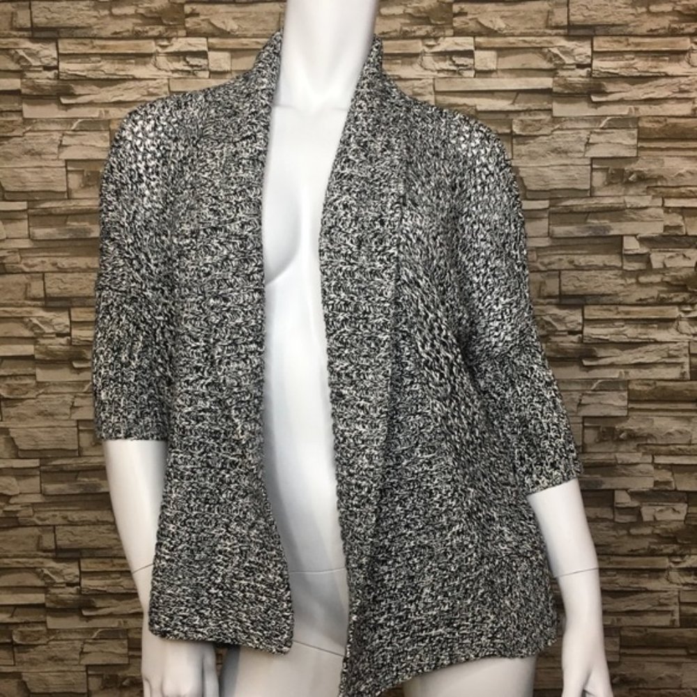 Express Gray Open Front Sweater